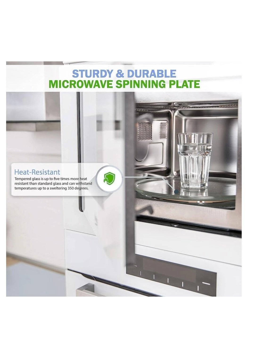 Microwave Glass Tray - 12.5’’
