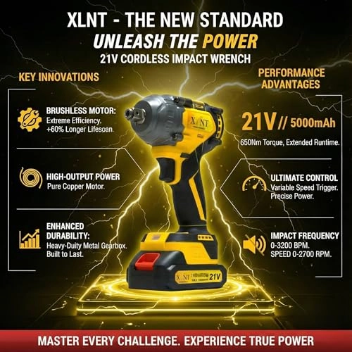 Impact Wrench - 650Nm 1/2 inch