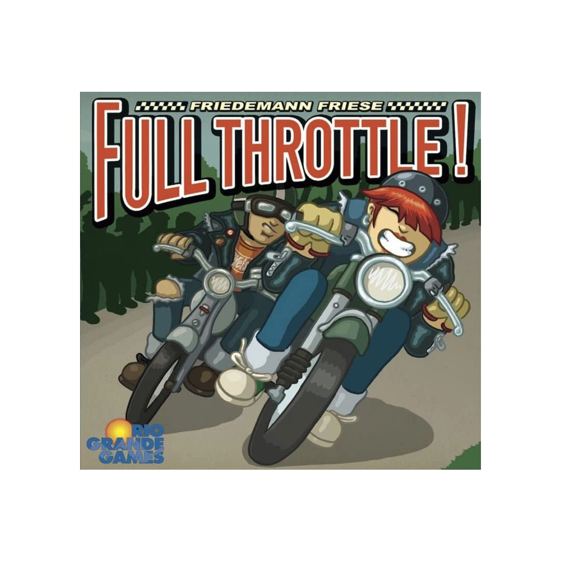 Rio Grande Games Full Throttle - Moped Racing Card Drafting
