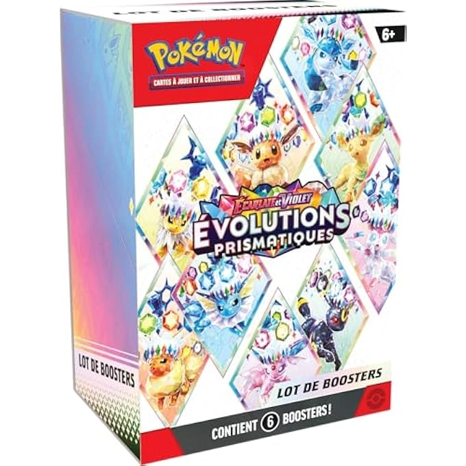 rayihni SCARLET & PURPLE PRISMATIC EVOLUTIONS - 6pcs