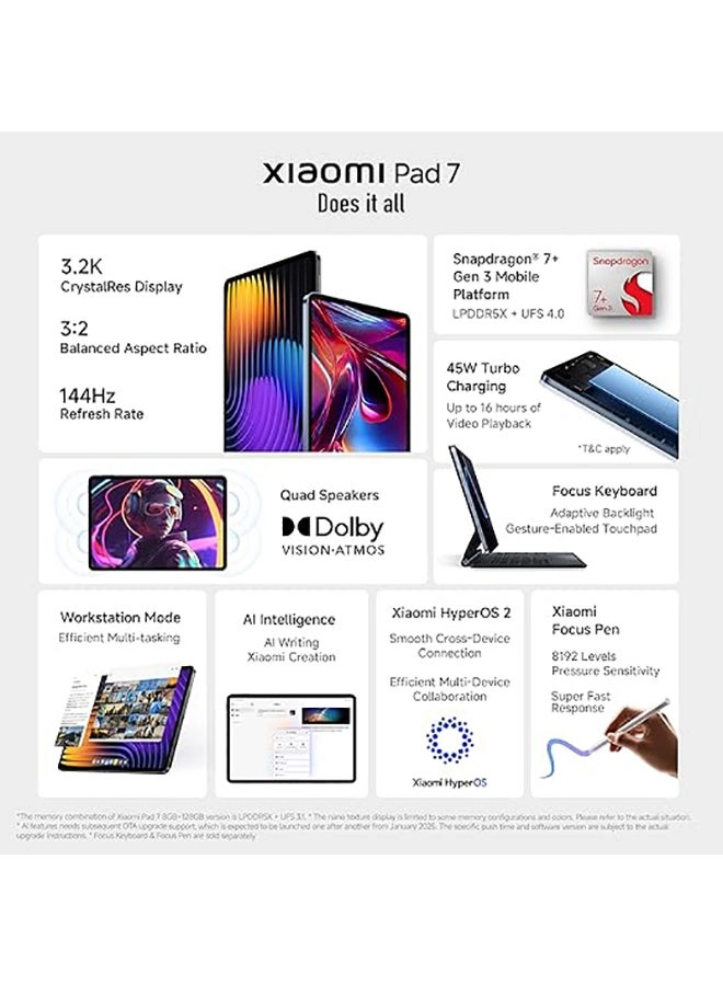 (Renewed) Pad 7 - 256GB 11.16"