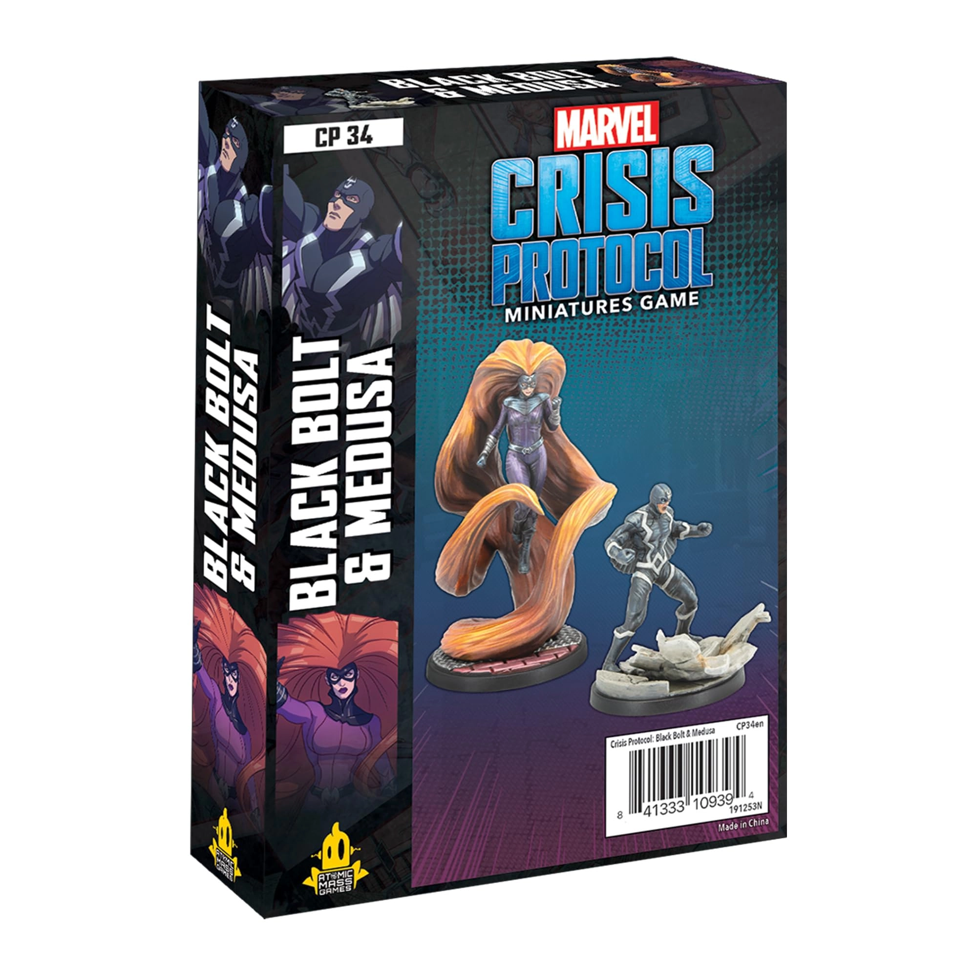 Atomic Mass Games Black Bolt + Medusa - Marvel Crisis Protocol (CP34en)