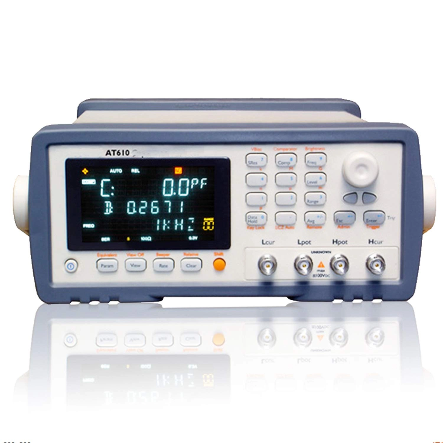 KHCEYT AT610 - Capacitance Meter 100Hz 120Hz 1kHz 10kHz RS232