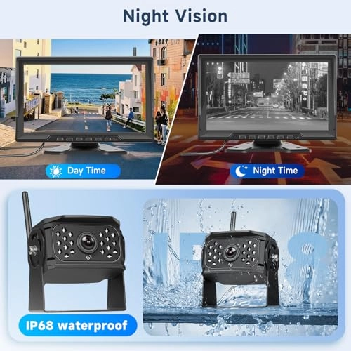 Digital Wireless Reversing Camera System - Night Vision Wireless 720P