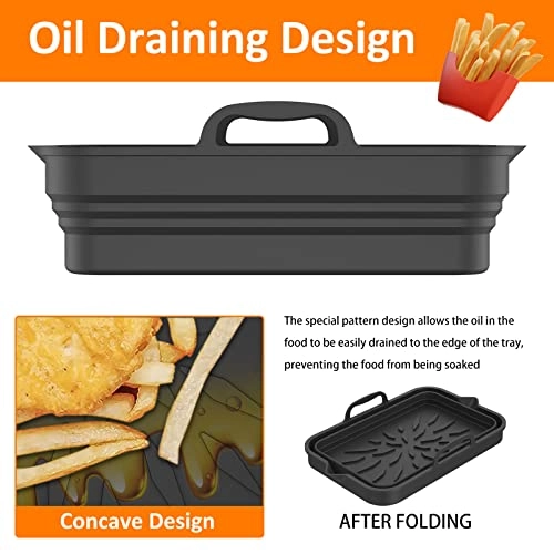 Air Fryer Silicone Pot - Silicone 2 pcs