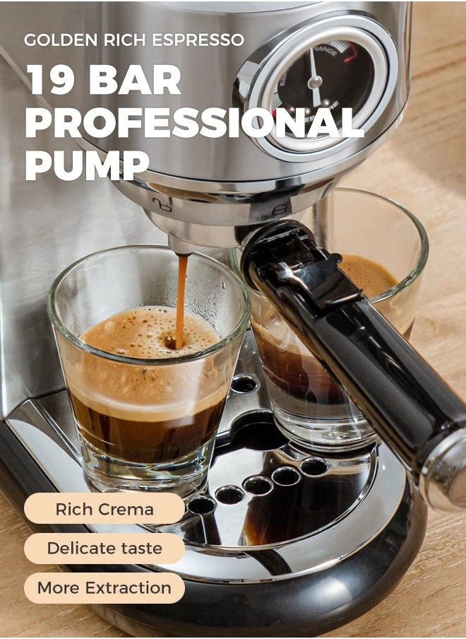 Espresso Coffee Machine & Milk ST-695