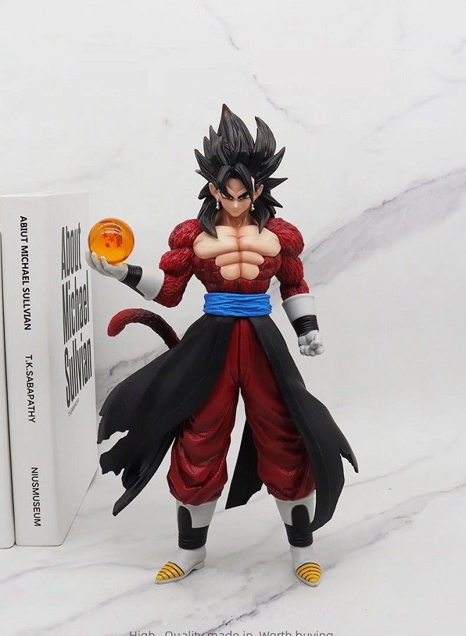 Generic Super Saiyan 4 Goku - Standing Black haired Large-sized