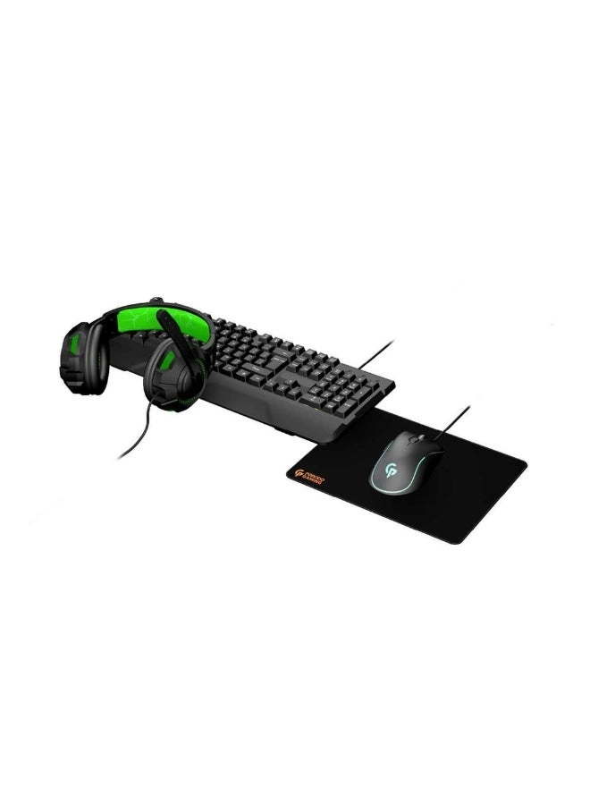 Keyboard + Mouse + Headset + Mousepad - Wired