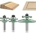Router Bit Set - 1/2-Inch Shank 3 PCS