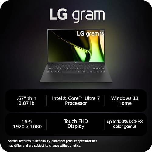 gram 15 - 15.6'' 1 TB 32 GB Core i7