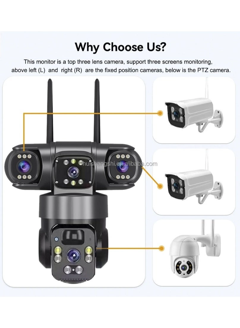 Outdoor Solar PTZ CCTV Camera