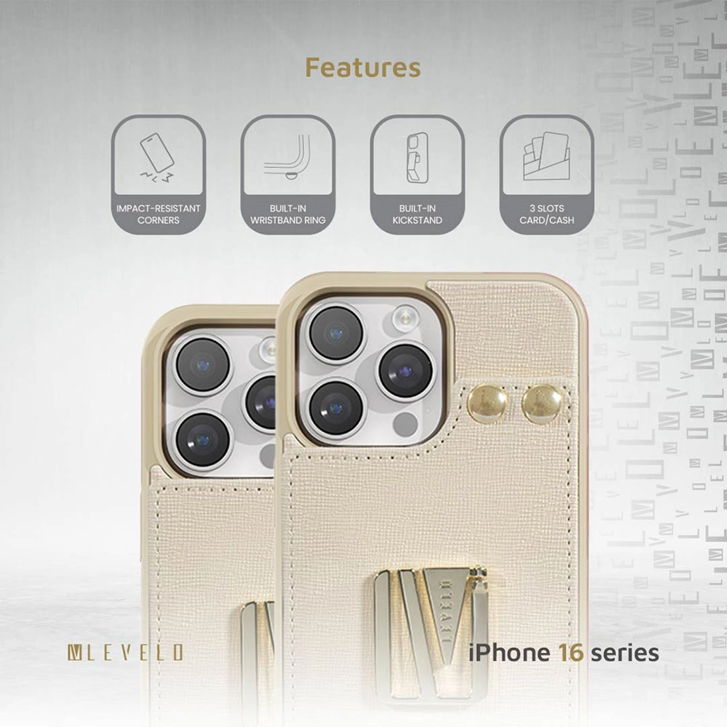 Serena Leather Case for iPhone 16 Pro Max