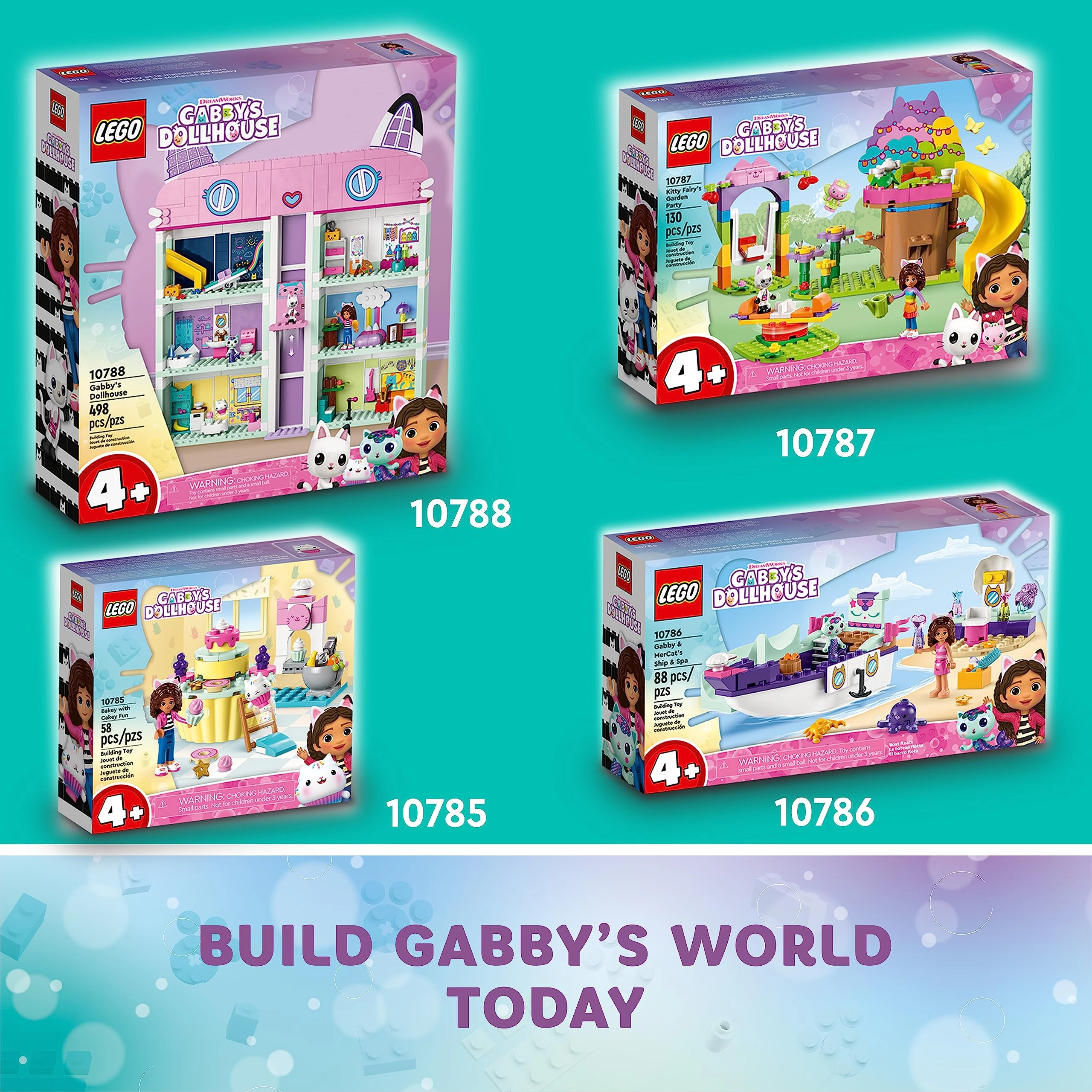 Gabby's Dollhouse (10788) - Building Blocks 8 rooms