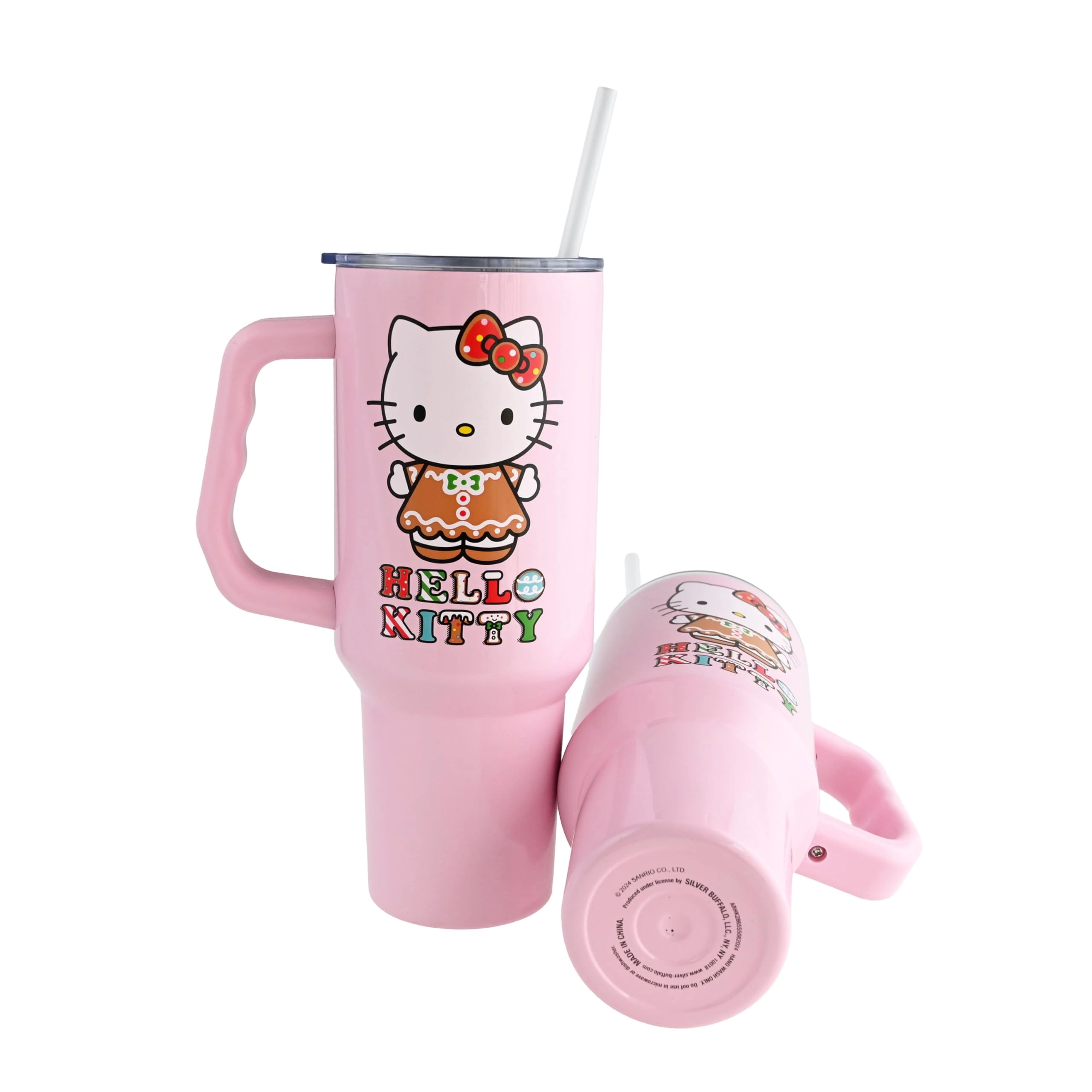 Stainless Steel Hello Kitty Holiday Gingerbread Dress Tumbler - 1183ml