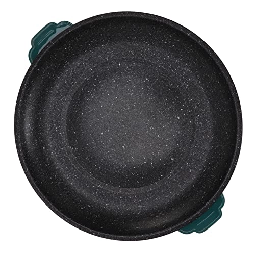 Electric BBQ Grill Plate - 26cm Double Temperature Control Automatic Power Off