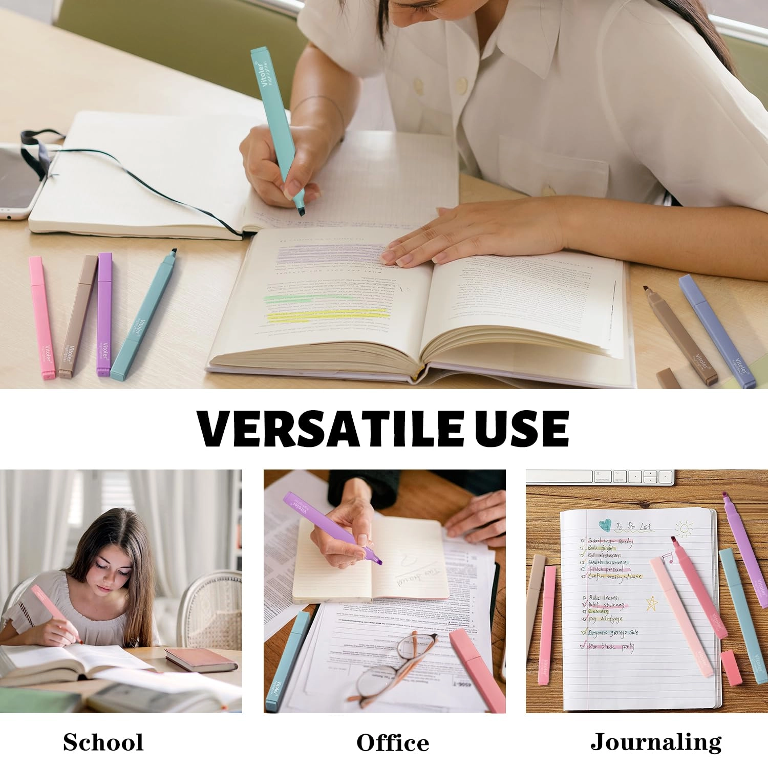 Bible Highlighters - Pastel Chisel