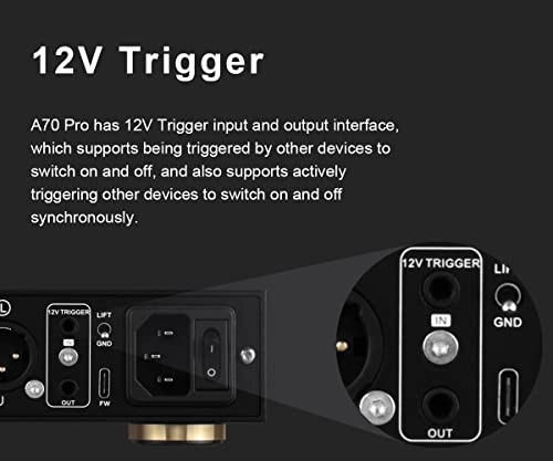 A70 Pro - Fully Balanced Relay Volume Control 17000mW*2