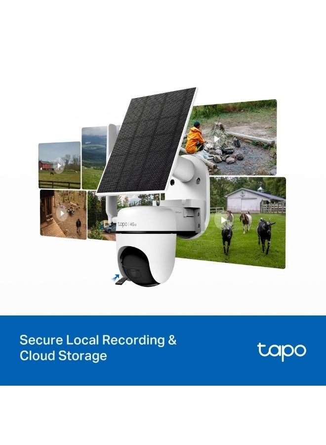 Tapo C615G - Solar-Powered Pan/Tilt 4G LTE Security Camera Kit