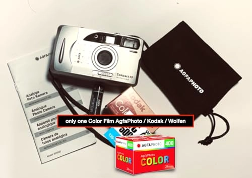 Analogue 35 mm Photo Camera - Motor film transport Flash Set