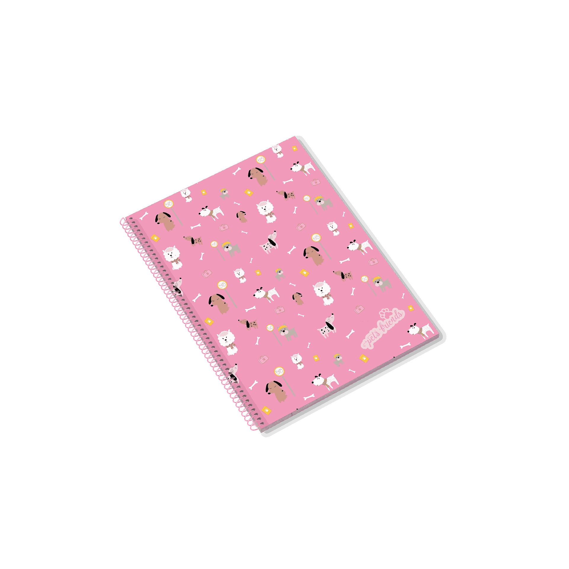Pets Girls Notebook A5 Softcover - 80 Sheets