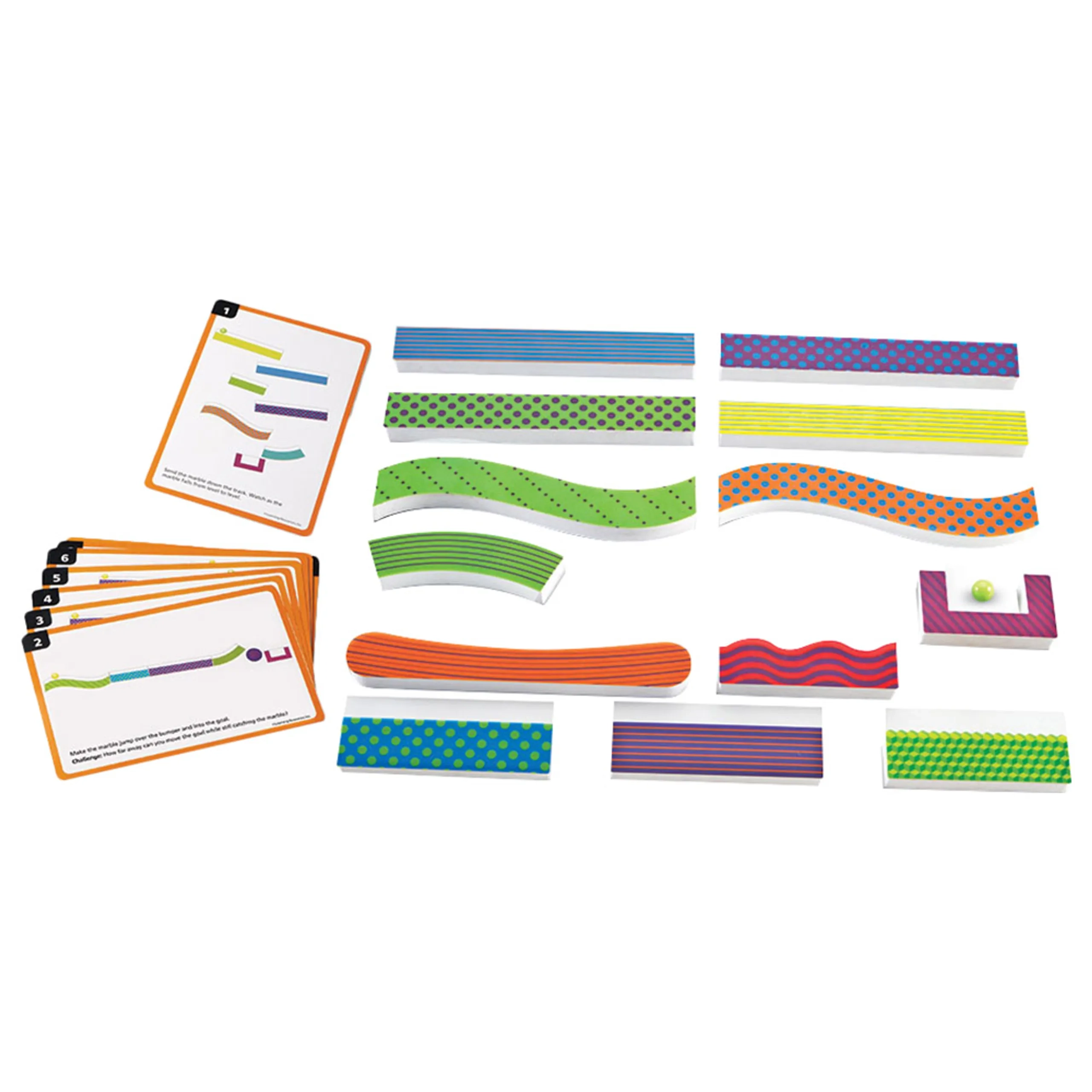 Learning Resources Tumble Trax Magnetic Marble Run - 5 years+ 29 pieces
