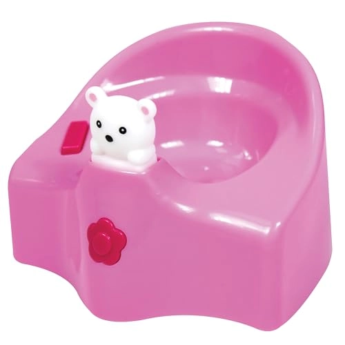 Baby Doll - 8" Bath Tub Potty 6pc Animals Set