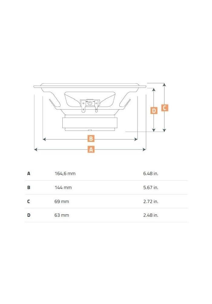 UNO Series X-165 - 6.5-inch 2-Way Coaxial