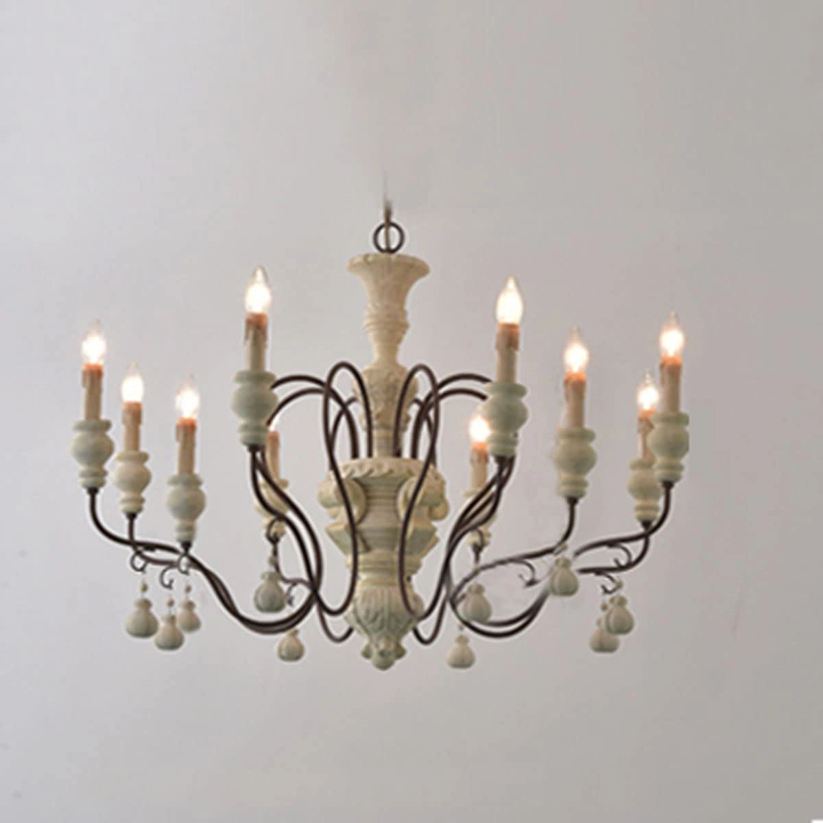 American vintage candle chandelier - 3000K