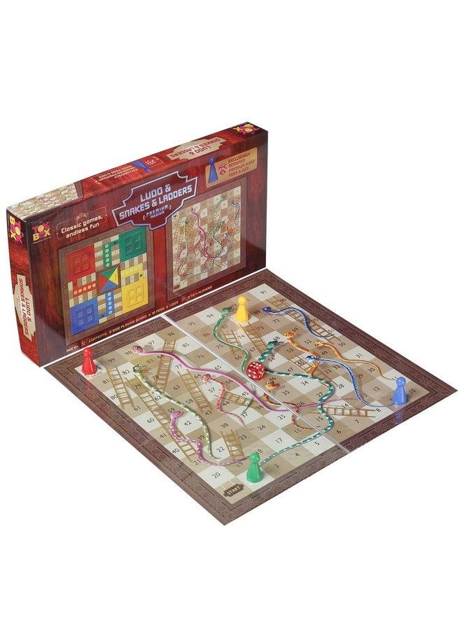 Toybox Kid Ludo + Snakes & Ladders