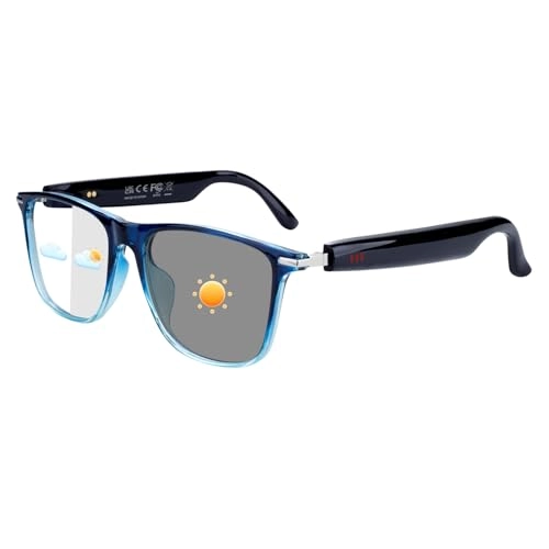 Uf-15 Ai Smart Glasses - 160+ Languages Photochromic Lenses IPX5 Waterproof