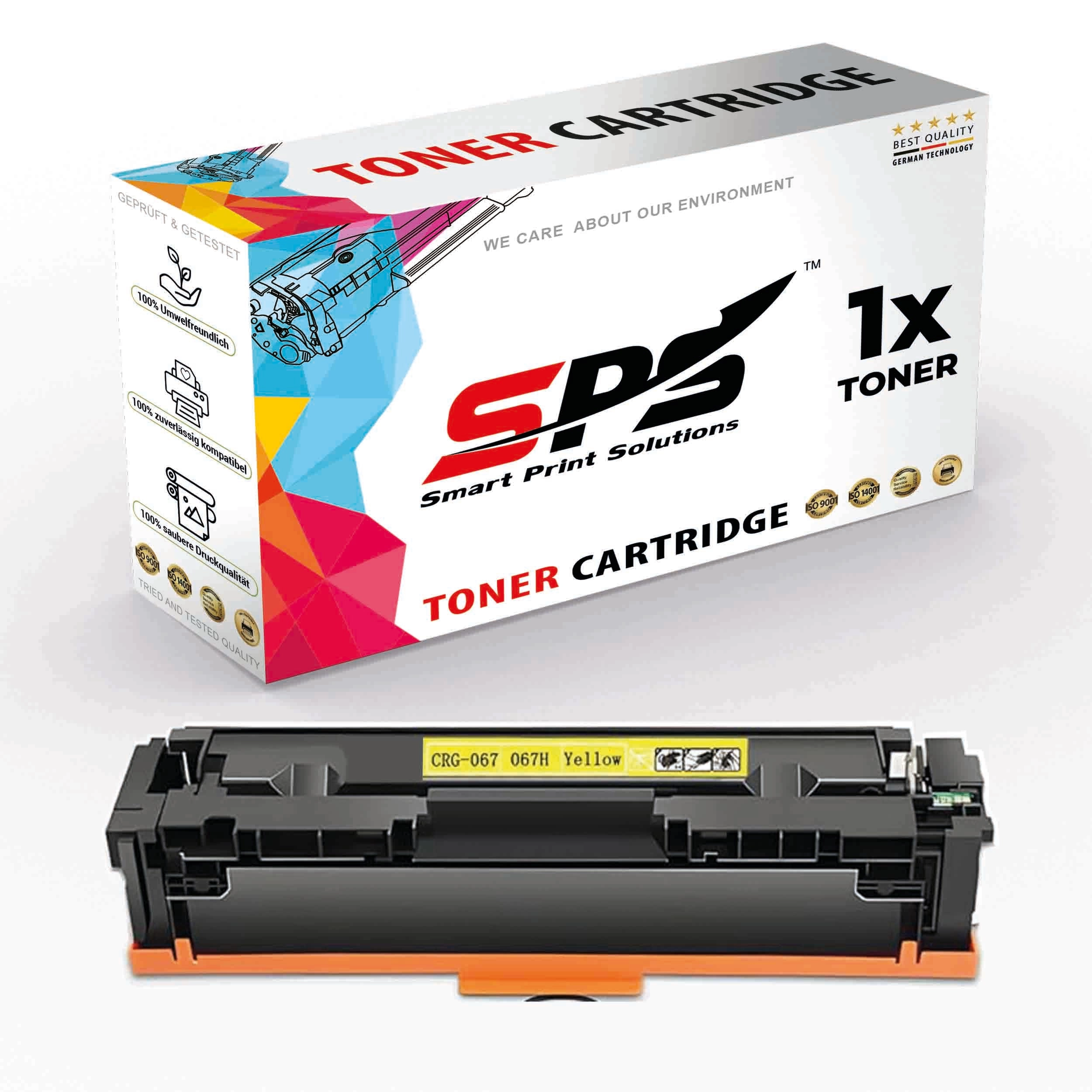 smart print solutions llc CRG-067Y - Yield upto 1,250 Pages Yellow