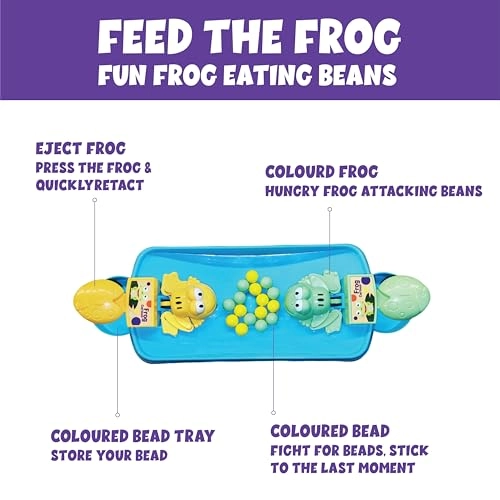 ToyMagic Hungry Feed Me Frog Game - 4 years+