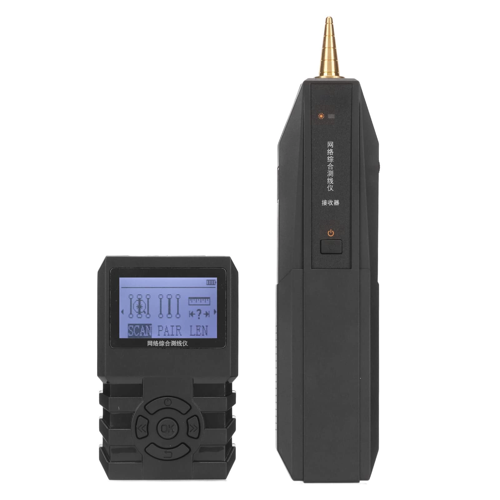 LZECQ Network Cable Tester - 4P 8P Network Cable, BNC Cable Hunting Alignment Single ended Length POE identification