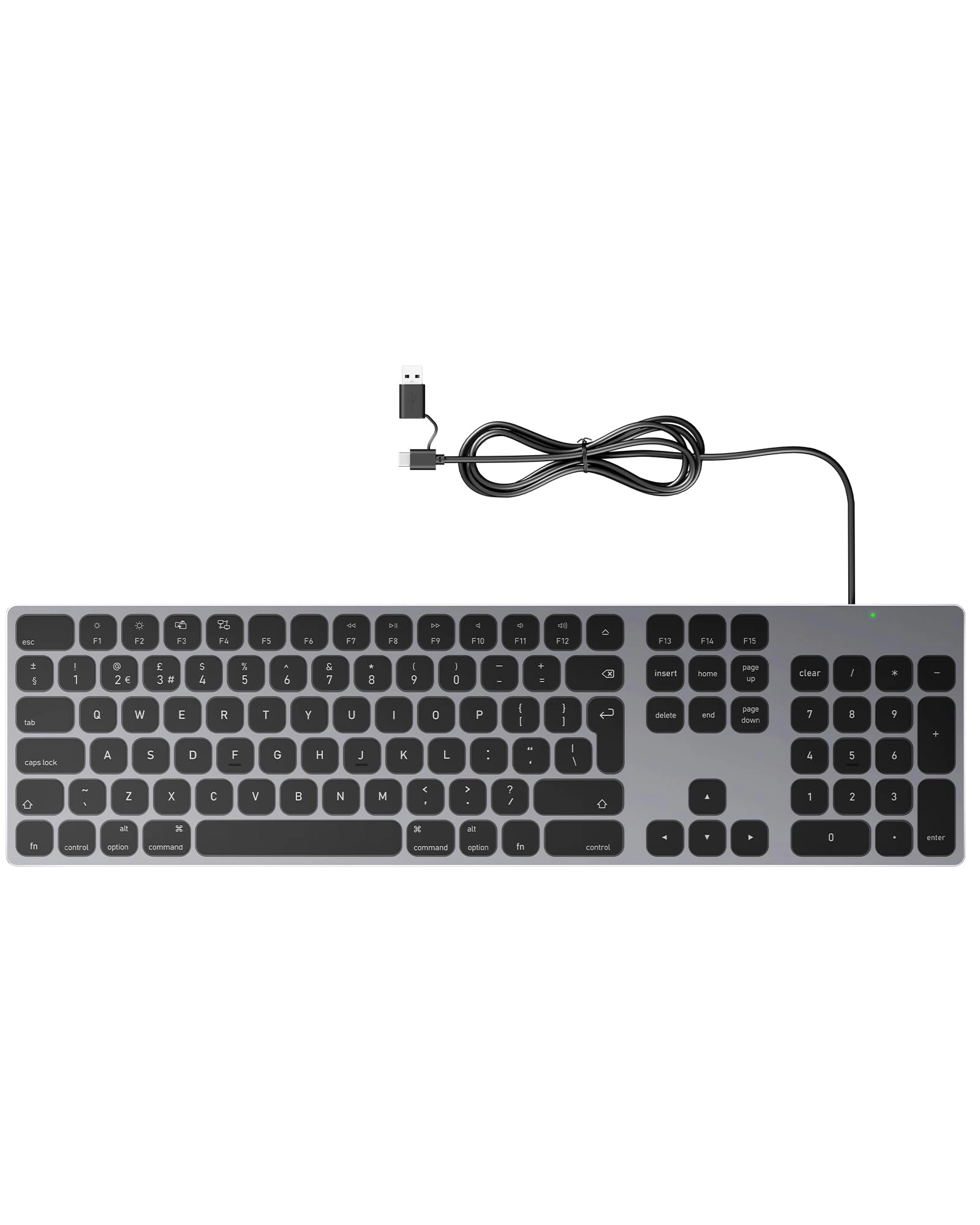 Ruii2 online Store QWERTY USB Keyboard - QW Wired