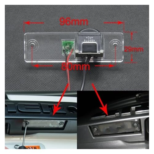 Rear View Camera - Night vision Wireless 1280 x 720 pixels