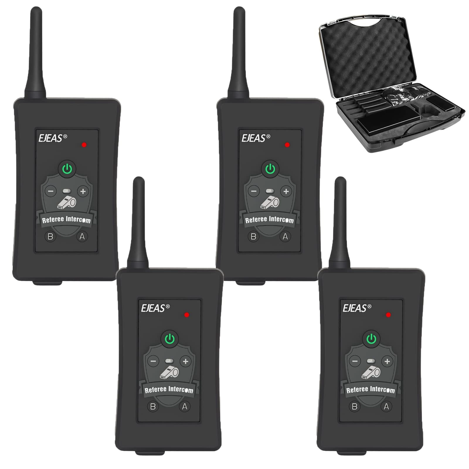 MIMIRACLE Referee Headset - Bluetooth Intercom Suitcase Pack