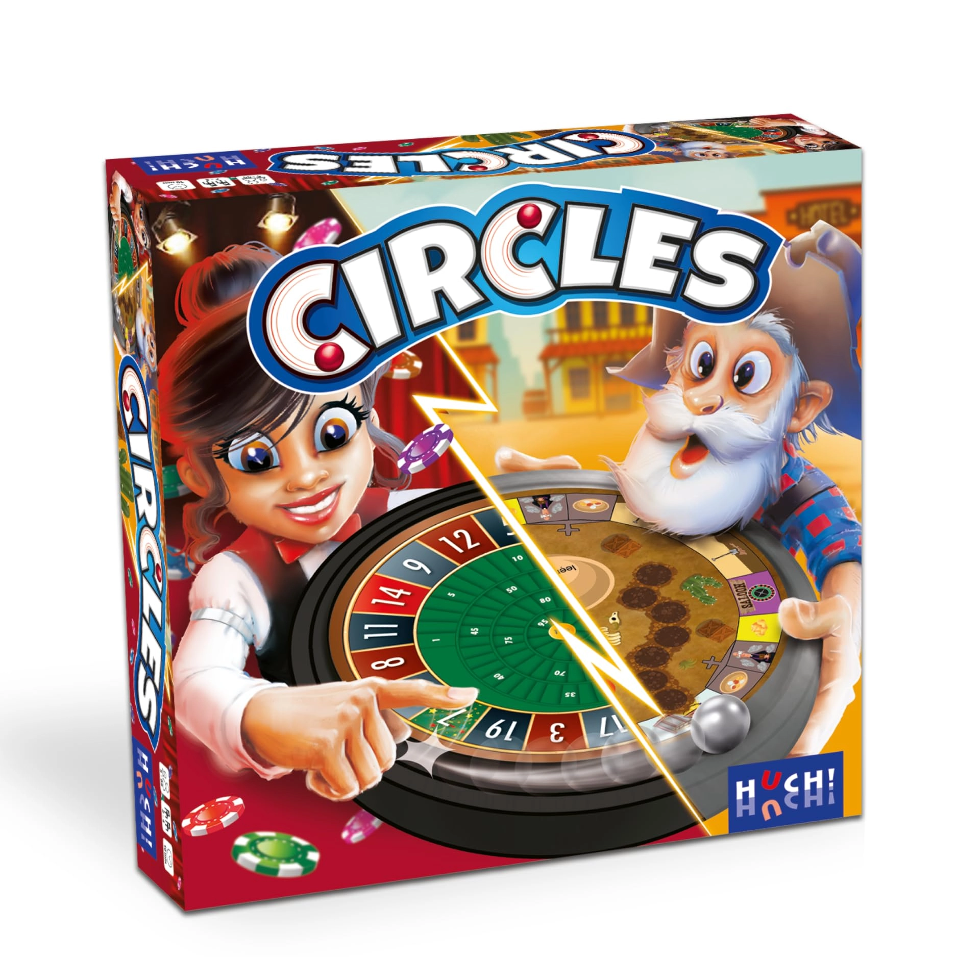 HUCH! Circles - 2 in 1 Family Game (German)