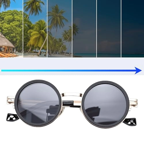 Adjustable Tint Sunglasses - 49mm black tinted