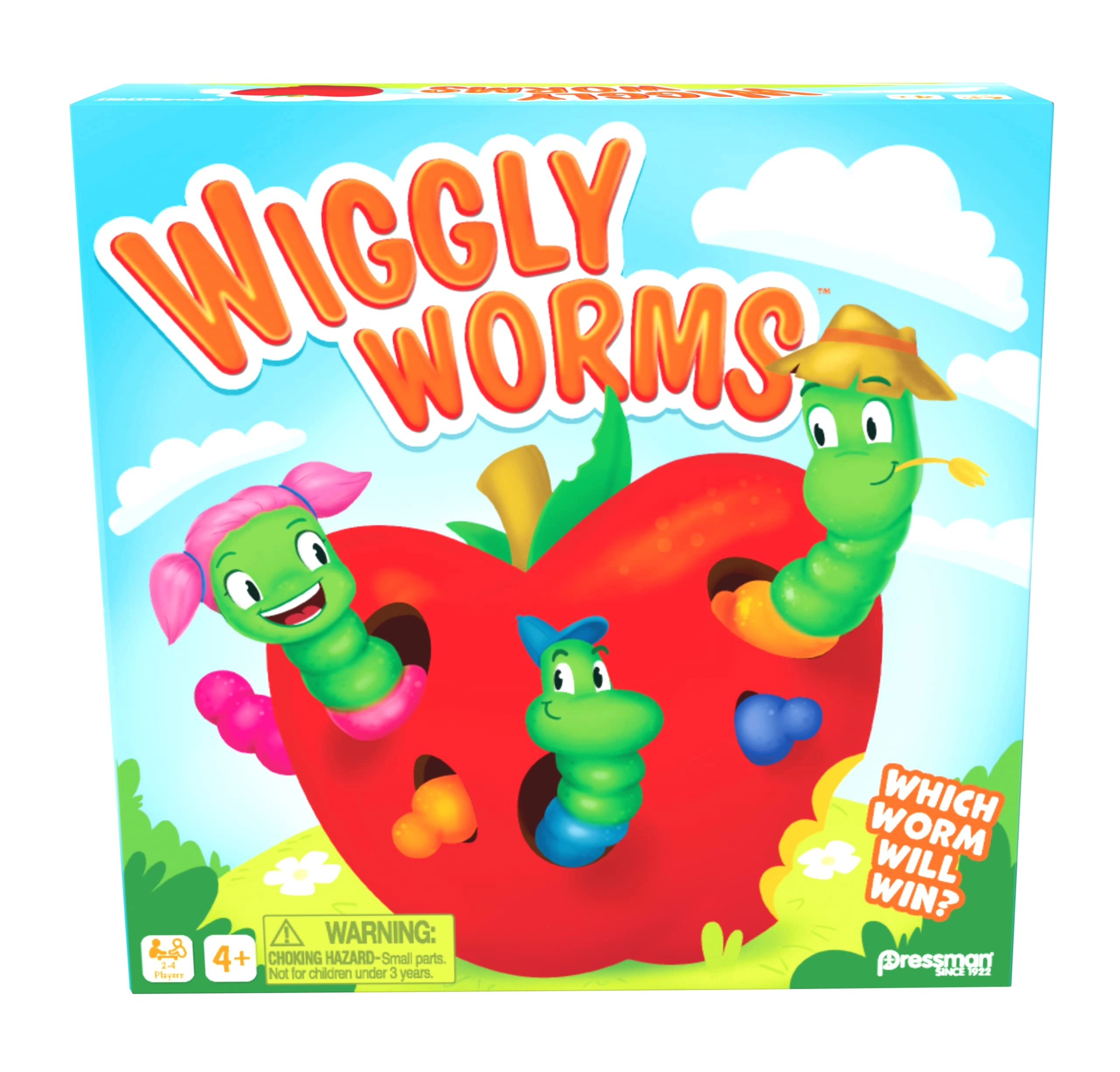 Pressman Wiggly Worms - 4 years and up 41 pieces
