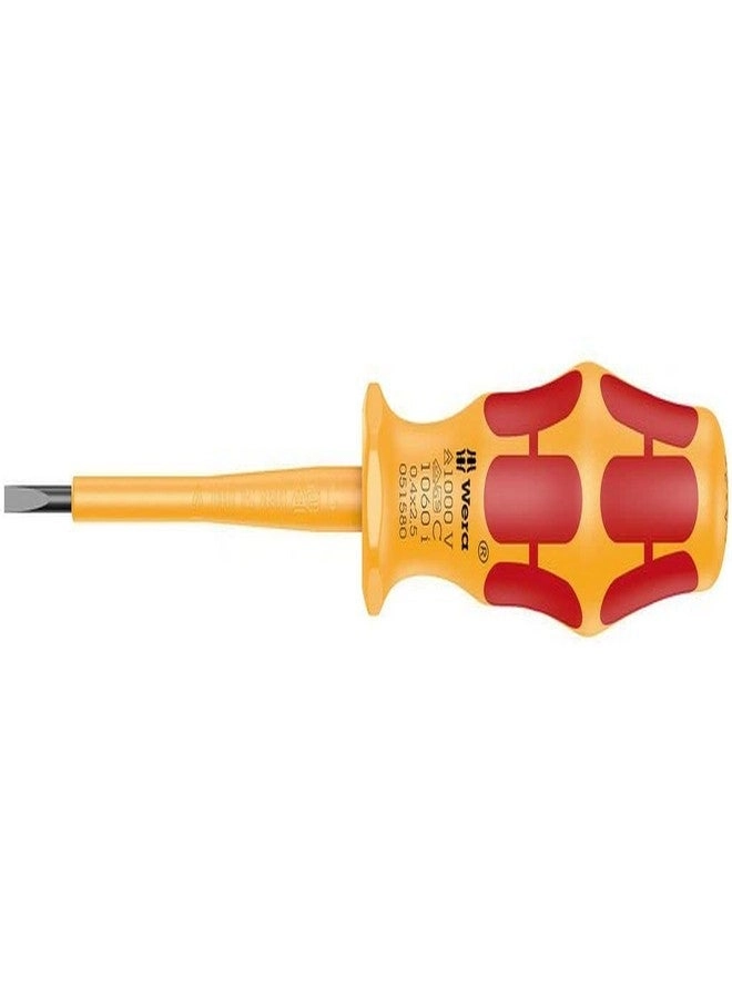Wera 1060 i Insulated Slotted Screwdriver 0.4x2.5x80mm