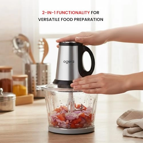 2-in-1 Electric Food Chopper - 3L