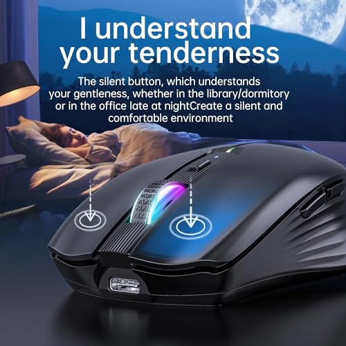 Wireless Mouse - USB + TypeC