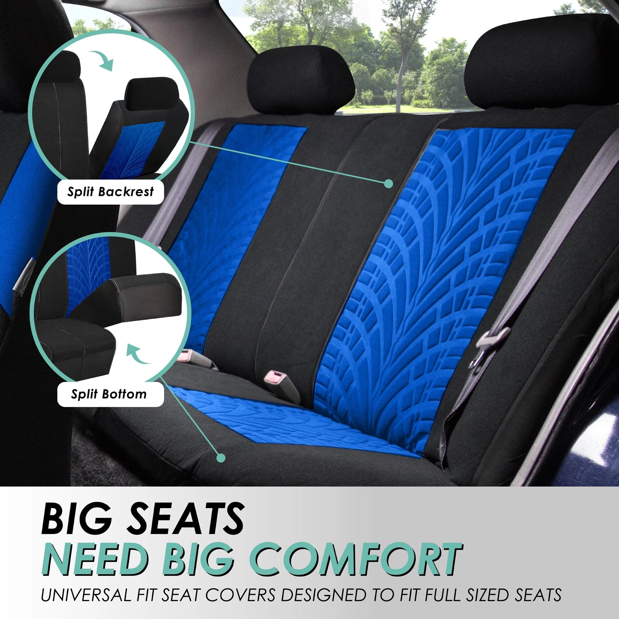 Rear Set Travel Master - Universal Fit Split Bench