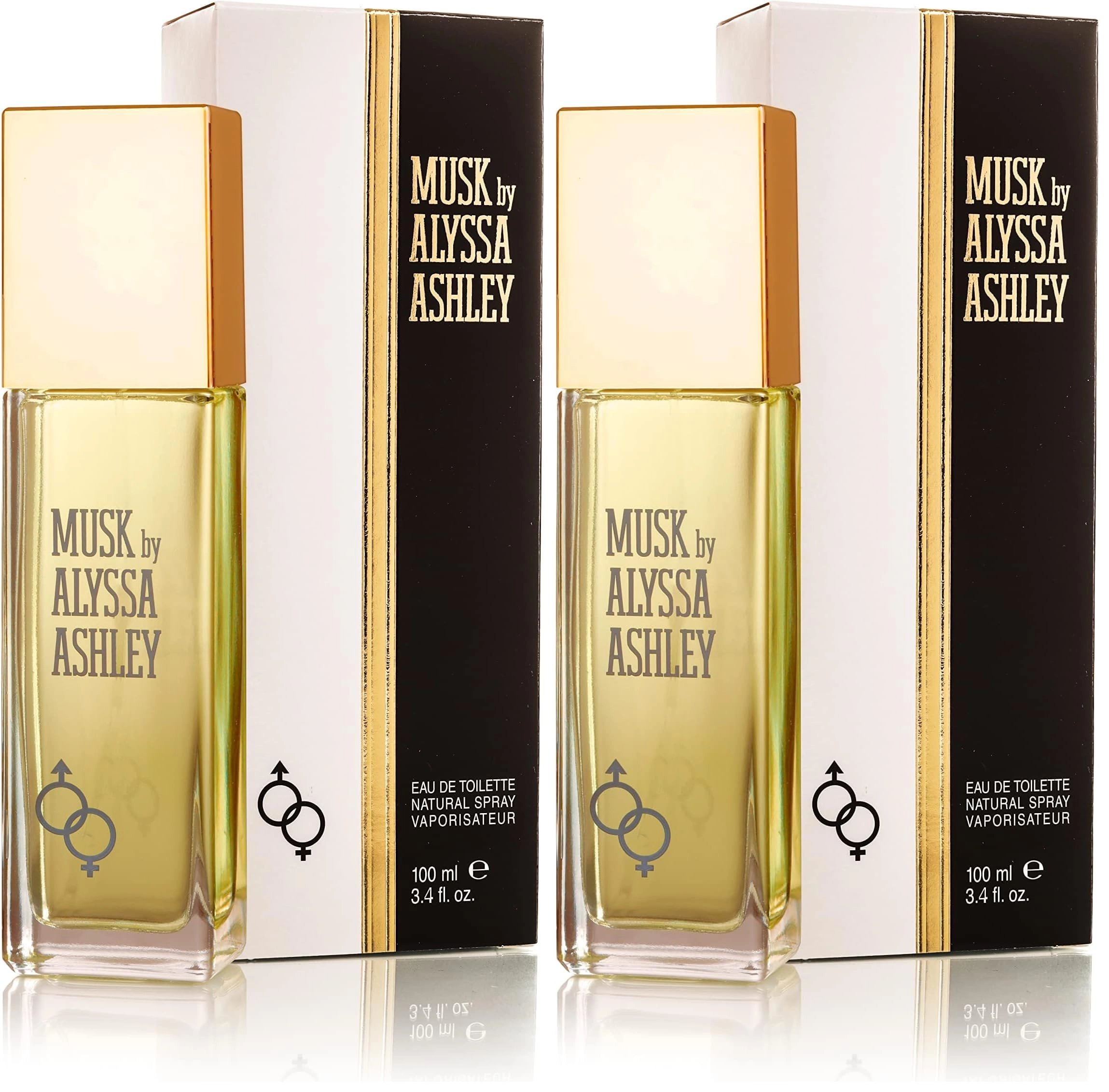 Alyssa Ashley Musk Eau de Toilette 3.4 Ounces Pack