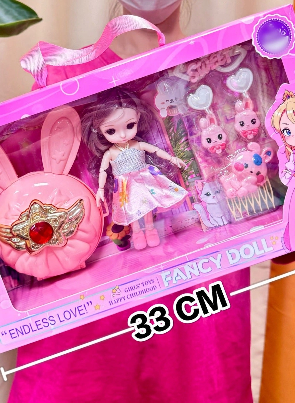 Doll Gift Box Set - Princess Multicolour