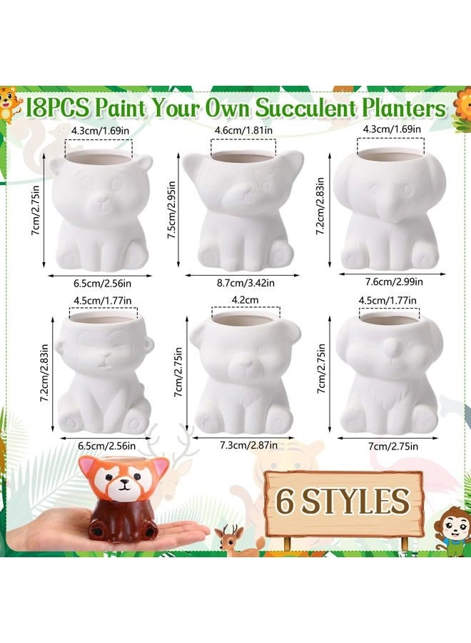 Paint Your Own Ceramic Pot - ceramic 1.91 KG 18 pcs.