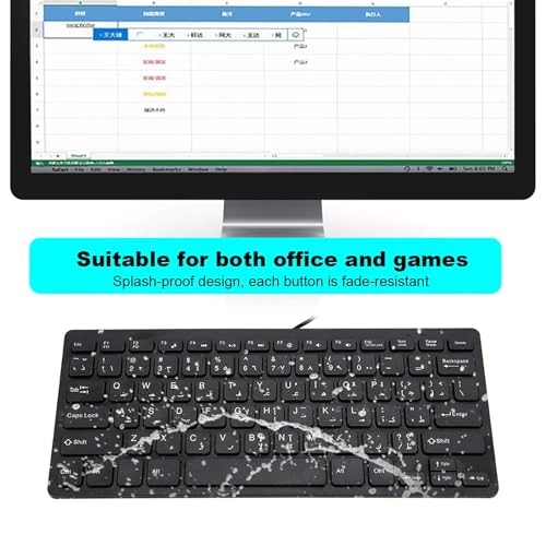 Arabic English Bilingual Language Keyboard - QWERTY Wired
