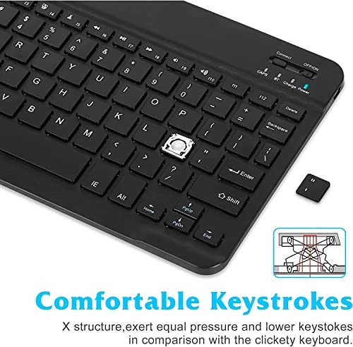Ultra-Slim Bluetooth Rechargeable Keyboard - US Bluetooth