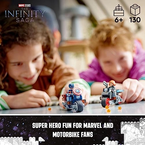 Marvel Black Widow & Captain America Motorcycles (76260)