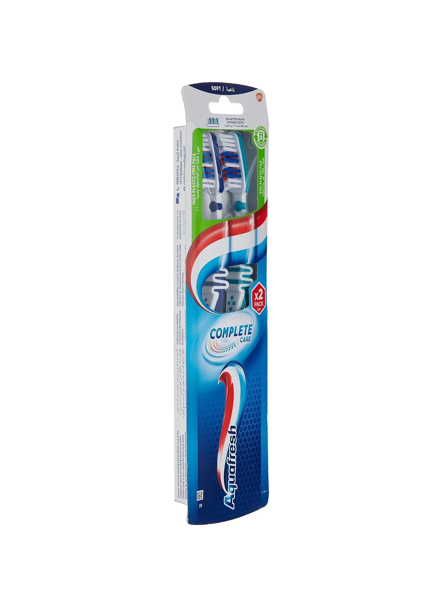 Complete Care Soft Toothbrush 2-Piece Pack